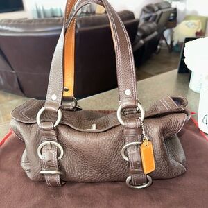 COACH Vintage Brown Leather Handbag